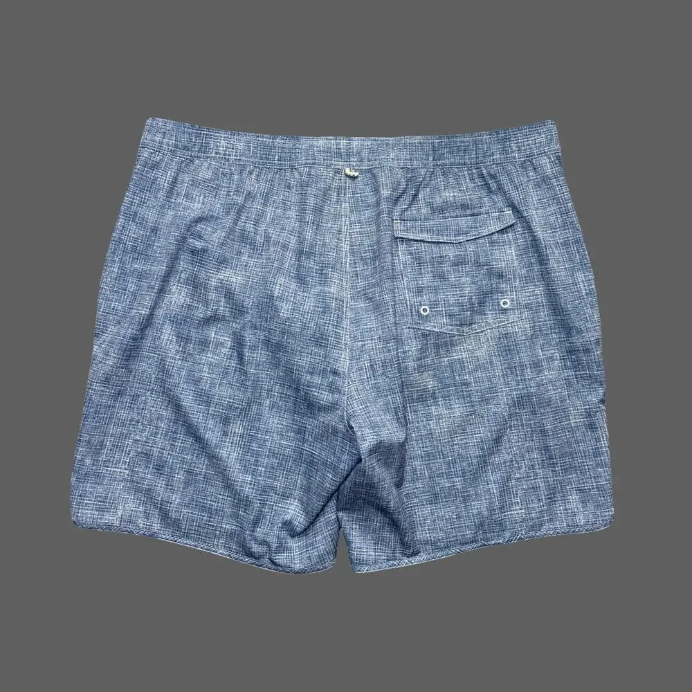 Johnnie-O Ariba Blue Lake Patterned Swim Trunks XL